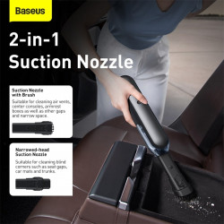 Автомобільний пилосос BASEUS Car Vacuum Cleaner Dark Space A1 |25min, 4000Pa| (VCAQ010002)