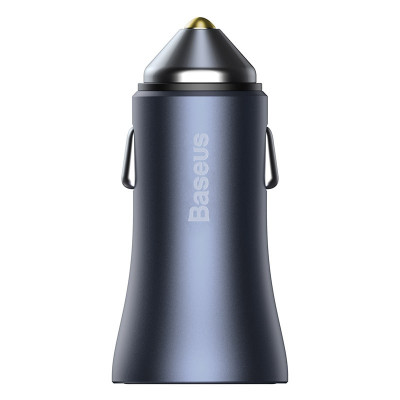Адаптер автомобільний BASEUS Golden Contactor Pro Dual Quick Charger Car Charger |2USB, 5A/40W, QC| (CCJD-A0G)