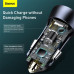 Адаптер автомобільний BASEUS Golden Contactor Pro Dual Quick Charger Car Charger |2USB, 5A/40W, QC| (CCJD-A0G)