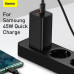Адаптер мережевий BASEUS GaN2 Lite Quick Charger |1USB/1Type-C, 65W/3A, PD/QC| (CCGAN2L-B02)