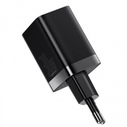 Адаптер мережевий BASEUS Super si Pro Quick Charge |1USB/1Type-C, 30W/3A, PD/QC| (CCSUPP-E02)