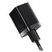 Адаптер мережевий BASEUS Super si Pro Quick Charge |1USB/1Type-C, 30W/3A, PD/QC| (CCSUPP-E02)