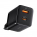 Адаптер мережевий BASEUS Super si Pro Quick Charge |1USB/1Type-C, 30W/3A, PD/QC| (CCSUPP-E02)