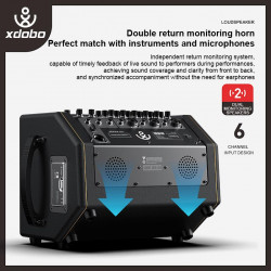 Акустика XDOBO BMTL Artist |BT5.3, 300W, DSP, EQ|