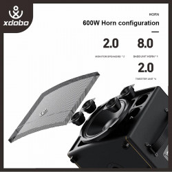 Акустика XDOBO BMTL Artist |BT5.3, 300W, DSP, EQ|