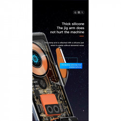 Тримач Auto open-close Transparent Wireless Charger XYJ L9 |15W, RGB|