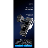 Тримач Auto open-close Transparent Wireless Charger XYJ L9 |15W, RGB|