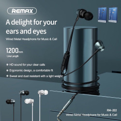 Навушники REMAX metal with mic RM-202