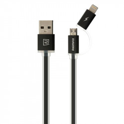 Кабель combo Micro USB + Lightning REMAX Aurora RC-020t