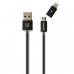 Кабель combo Micro USB + Lightning REMAX Aurora RC-020t