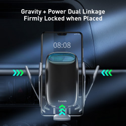 Тримач BASEUS Milky Way Electric Bracket Wireless Charger (15W) (WXHW02-01)