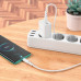Адаптер мережевий BOROFONE Type-C to Type-C cable Reacher dual Port charger set BN9 |2Type-C, 35W/3A, PD/QC|