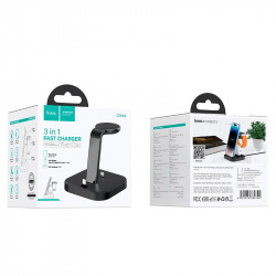 Зарядка Qi HOCO Graceful 3-in-1 charger CW43 |2.1A, 2.5/5W|