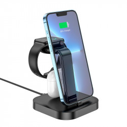 Зарядка Qi HOCO Graceful 3-in-1 charger CW43 |2.1A, 2.5/5W|