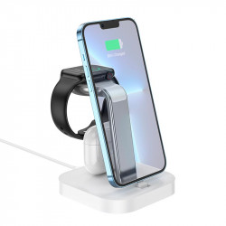 Зарядка Qi HOCO Graceful 3-in-1 charger CW43 |2.1A, 2.5/5W|