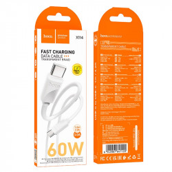Кабель Hoco Type-C to Type-C Energy charging data cable X114 |1m, 60W/3A|