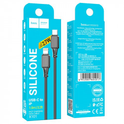 Кабель Hoco Type-C to Lightning Assistant PD silicone charging data cable X101 |1m, 27W|