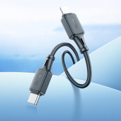 Кабель Hoco Type-C to Lightning Assistant PD silicone charging data cable X101 |1m, 27W|