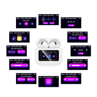 Навушники HOCO Randy true wireless BT headset with touch screen EW73 |BT5.4, 30/300mAh, 4h|