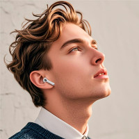 Навушники HOCO Randy true wireless BT headset with touch screen EW73 |BT5.4, 30/300mAh, 4h|