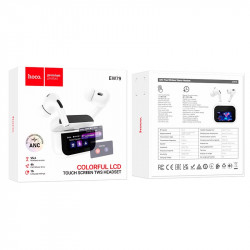Навушники Hoco Bright true wireless ANC touch screen BT headset EW79 |BT5.4, 30/350mAh, 4h|