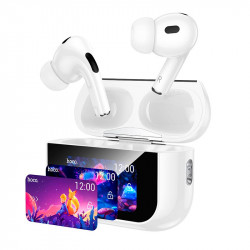 Навушники Hoco Bright true wireless ANC touch screen BT headset EW79 |BT5.4, 30/350mAh, 4h|
