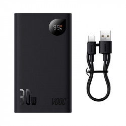 УМБ Baseus Adaman2 Digital Display Fast Charge Power Bank 20000mAh (VOOC Edition) |2USB/Type-C, PD/QC, 30W/3A|