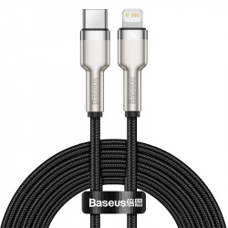 Кабель BASEUS Type-C to Lightning Cafule Series Metal Data Cable |2M, 20W, PD| (CATLJK-B02)