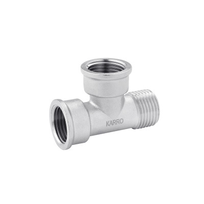 Трійник Karro 1/2" ВВЗ нікельований KR-3213