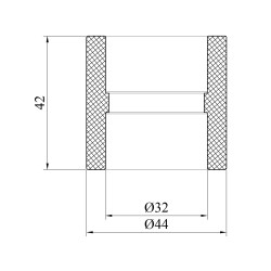 Муфта PPR Baux 32 мм Муфта PPR Baux 32 мм