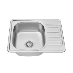 Кухонна мийка Kroner KRP Satin - 5848 (0.8 мм)