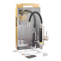 Проточний водонагрівач Kroner KRP Volt - ESG087RSS з дисплеєм