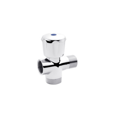 Кран приладовий для підключення магістральний вентильний Karro 1/2"х3/4"х1/2" ВЗЗ хромований KR-3151 Кран приладовий для підключення магістральний вентильний Karro 1/2"х3/4"х1/2" ВЗЗ хромований KR-3151