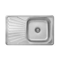 Кухонна мийка Kroner KRP Dekor - 7848 (0.8 мм)