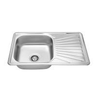 Кухонна мийка Kroner KRP Dekor - 7848 (0.8 мм)