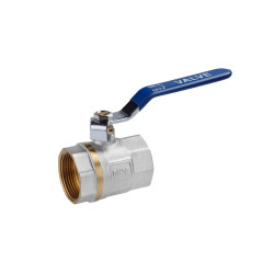 Кран кульовий Valves 1 1/4" ВВ PN30 синя ручка Кран кульовий Valves 1 1/4" ВВ PN30 синя ручка
