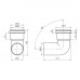 Коліно для внутрішньої каналізації Baux 50х90°