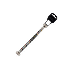 Гнучка підводка для підключення води Kroner KRP 1/2" ВВ 120 см в обплетенні з нержавіючої сталі Гнучка підводка для підключення води Kroner KRP 1/2" ВВ 120 см в обплетенні з нержавіючої сталі