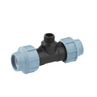 Трійник ПЕ SantehPlast 40х1"х40 РЗ