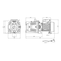Насос поверхневий Forwater Premium JET 100L 1,1 кВт