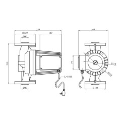 Насос циркуляційний Forwater WRS 40/370-F (Grundfos)