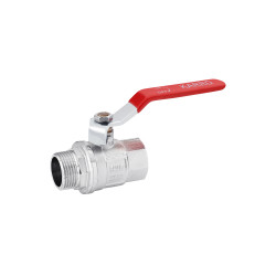 Кран кульовий Karro "Standart+" 3/4" ВЗ PN40 ручка, нікельований