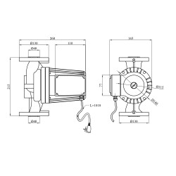 Насос циркуляційний Forwater WRS 40/550-F (Grundfos)