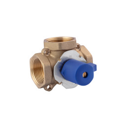 Трьохходовий ручний кран Karro 1 1/4" ВВВ латунний KR-4100