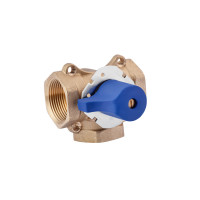 Трьохходовий ручний кран Karro 1 1/4" ВВВ латунний KR-4100