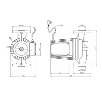 Насос циркуляційний Forwater WRS 50/1500-F (Grundfos) Насос циркуляційний Forwater WRS 50/1500-F (Grundfos)