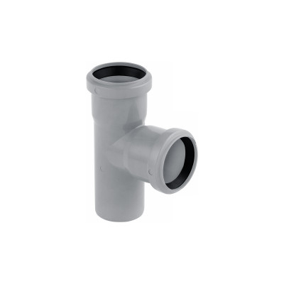Трійник для внутрішньої каналізації Baux 50х50/90° Трійник для внутрішньої каналізації Baux 50х50/90°