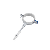 Хомут зі шпилькою в зборі Karro 2 1/2" 72-80 мм металевий Хомут зі шпилькою в зборі Karro 2 1/2" 72-80 мм металевий