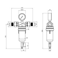 Фільтр самоочисний Karro "Super" 3/4" ЗЗ KR-88043