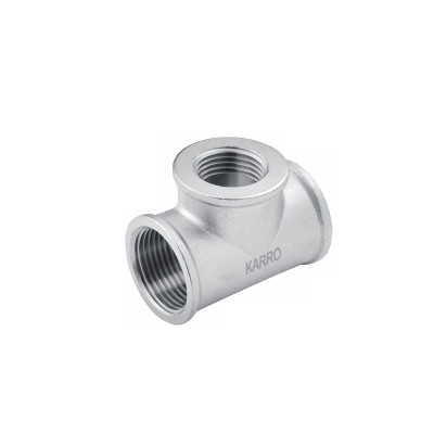 Трійник перехідний Karro 3/4"х1/2"х3/4" ВВВ нікельований KR-3213 Трійник перехідний Karro 3/4"х1/2"х3/4" ВВВ нікельований KR-3213